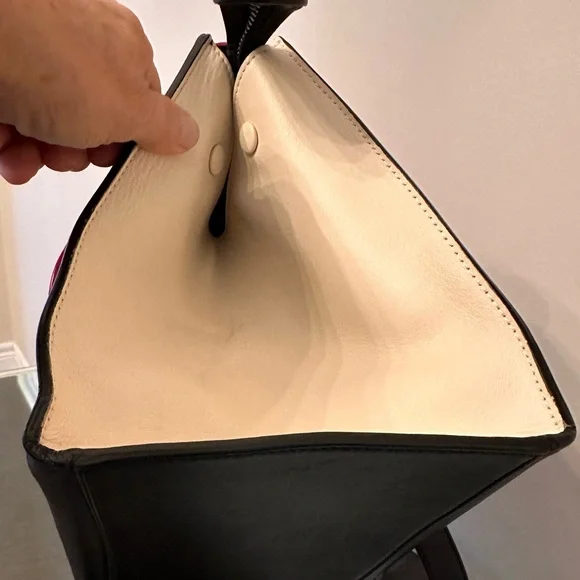 Celine Tricolor Leather Medium Trapeze Bag - Picture 16 of 16